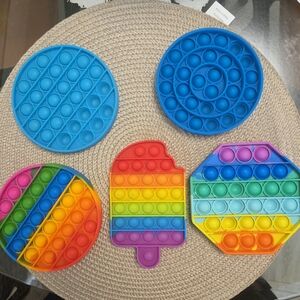 Colorful Pop It Fidget Toy Set